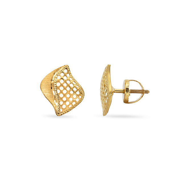 Tanishq 22KT Gold Earrings for Women 2