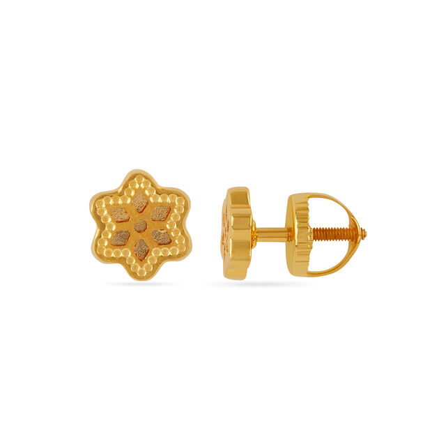 Tanishq 22 KT Gold Earrings for Women 2