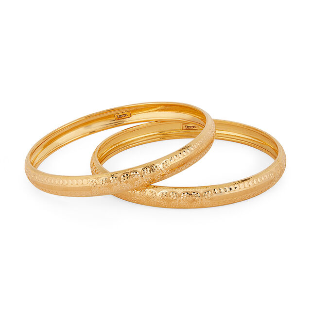 Tanishq 22KT Gold Bangle for Women 2