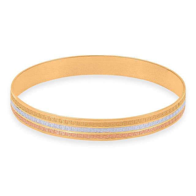 Classic Greek Fret Gold Bracelet