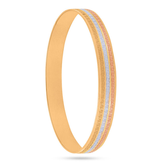 Classic Greek Fret Gold Bracelet