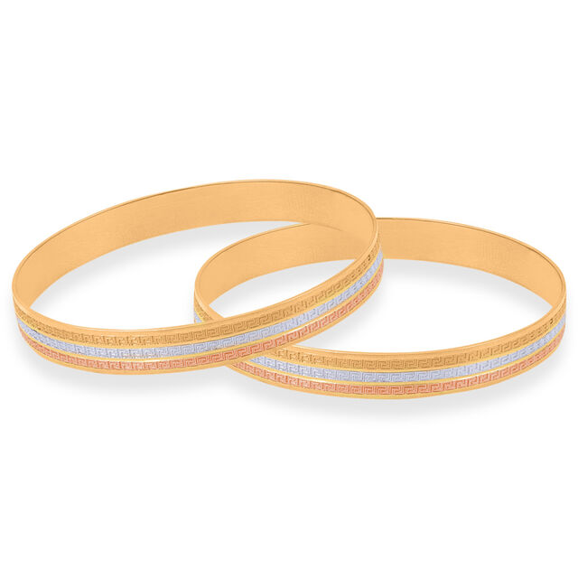 Classic Greek Fret Gold Bracelet