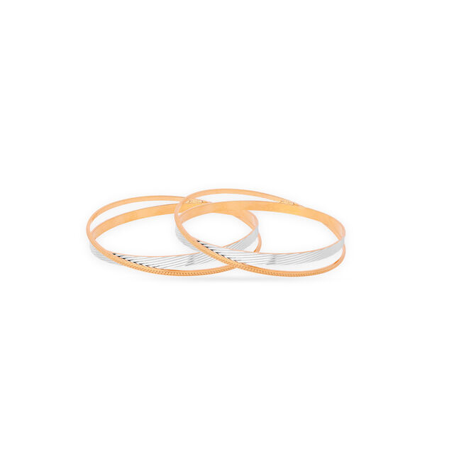 Sleek Modern Gold Bracelet
