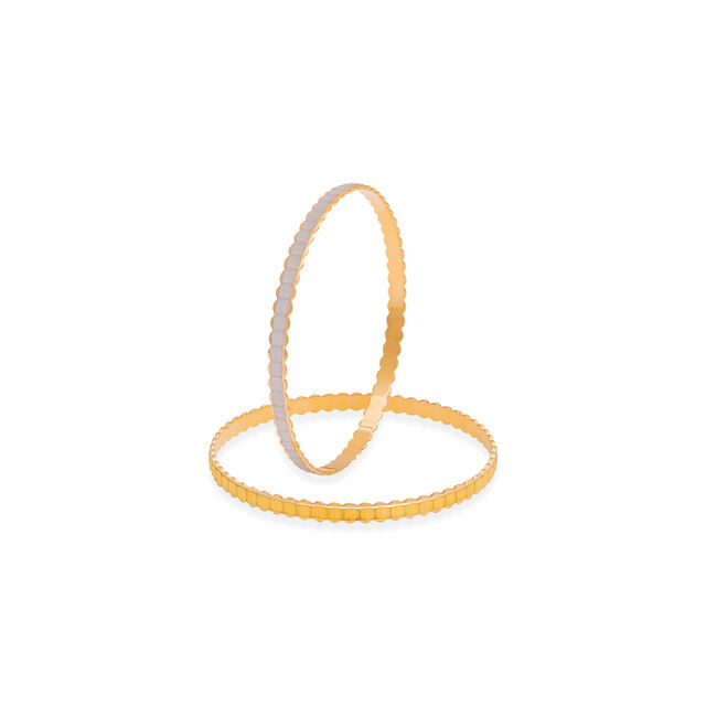 Dual Harmony Gold Bangles 2