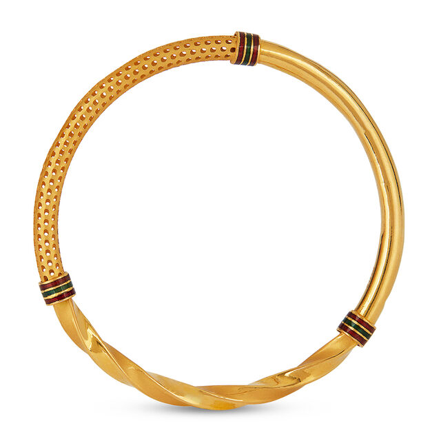 Tanishq 22KT  Gold Bangle  for Women 4
