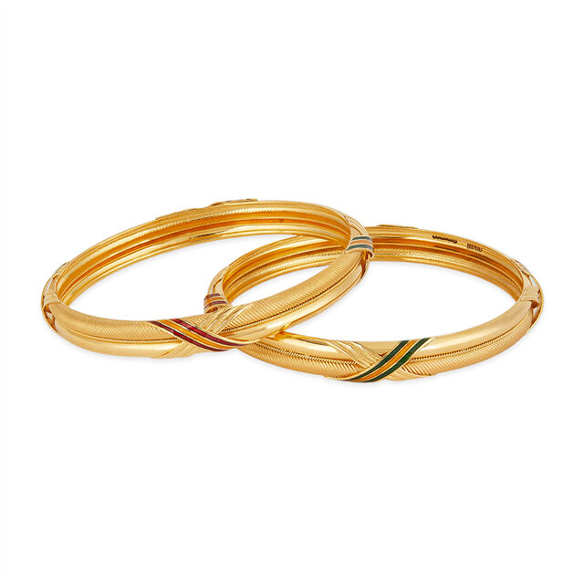 Tanishq 22KT Gold Bangle for Women 2