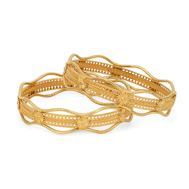 Tanishq 22 Karat Gold Bangle for Women