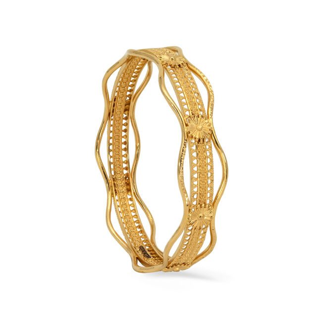 Tanishq 22 Karat Gold Bangle for Women 2