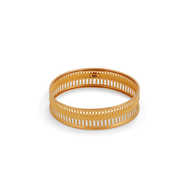 Tanishq 22KT Gold Bangle for Women 