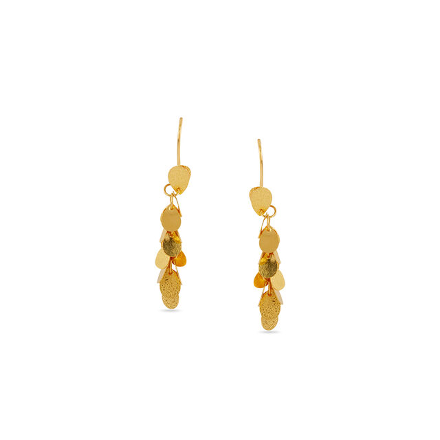 Tanishq 22 Karat Gold Earrings for Women 