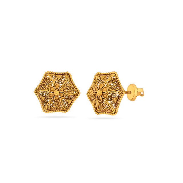 Tanishq Gold Earrings