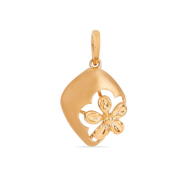 Tanishq 22KT Gold Pendant for Women 