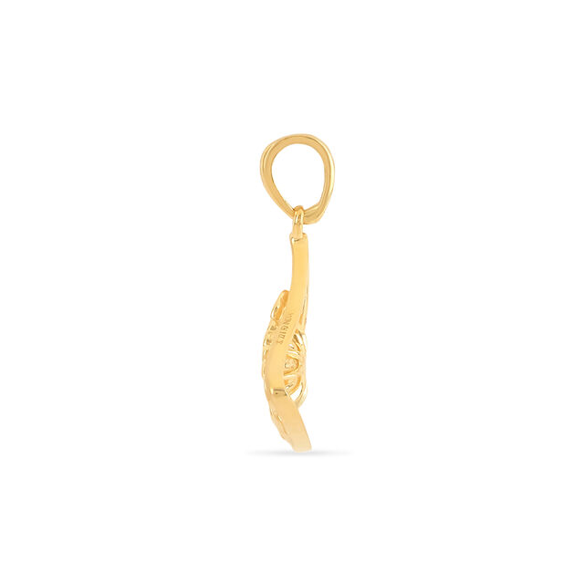 Tanishq 22 Karat Gold Pendant for Women 2