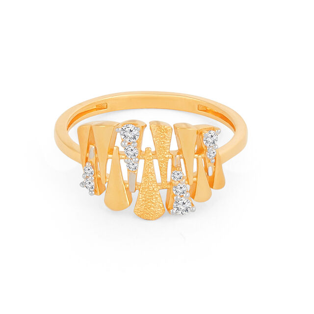 Tanishq 22KT Gold Finger Ring for Women 