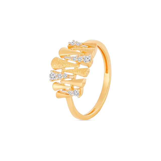 Tanishq 22KT Gold Finger Ring for Women 2