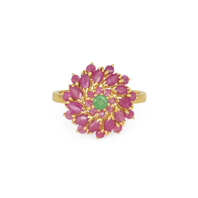 Tanishq 22KT Gold Finger Ring for Women 