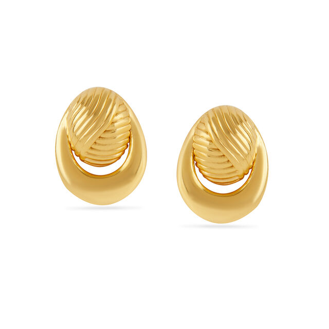 Tanishq 22 Karat Gold Earrings for Women 