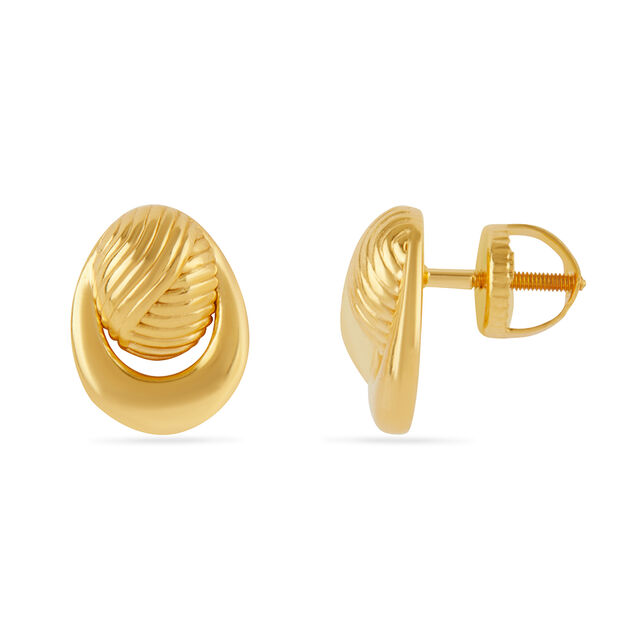 Tanishq 22 Karat Gold Earrings for Women 2