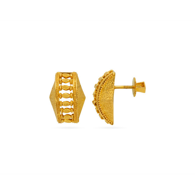 Tanishq 22 Karat Gold Earrings for Women 2