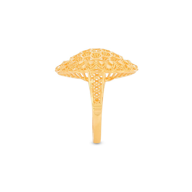 Tanishq 22KT Gold Finger Ring for Women 3