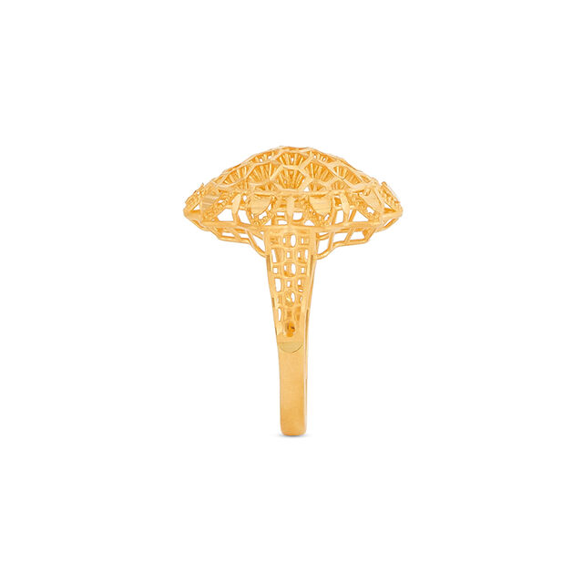 Tanishq 22KT Gold Finger Ring for Women 4