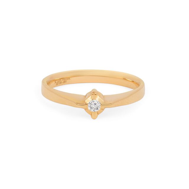 Tanishq 22KT Diamond  Finger Ring 