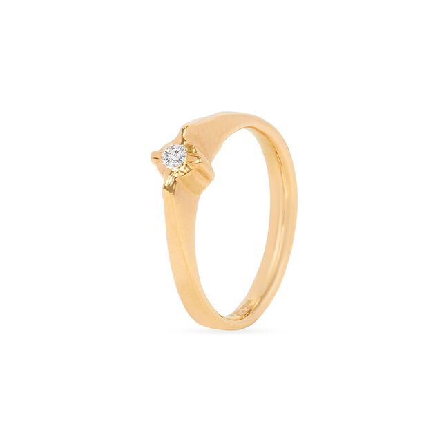 Tanishq 22KT Diamond  Finger Ring 2
