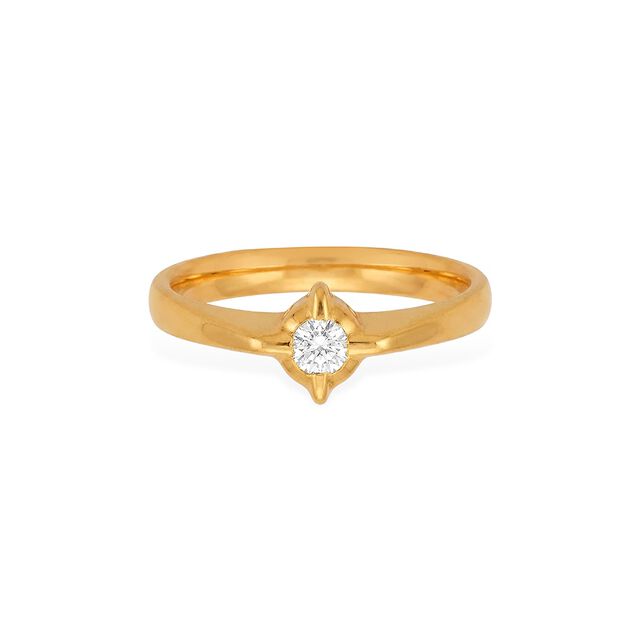 Tanishq 22KT Diamond Finger Ring for Women 