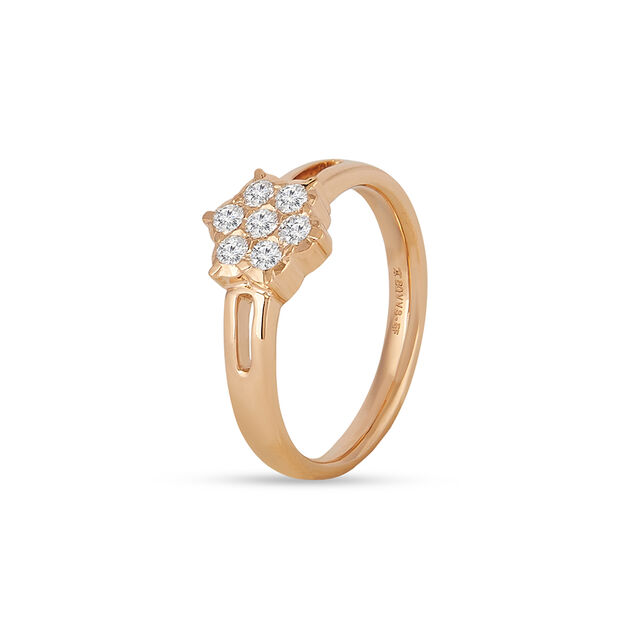 Tanishq 22KT Diamond Finger Ring for Women