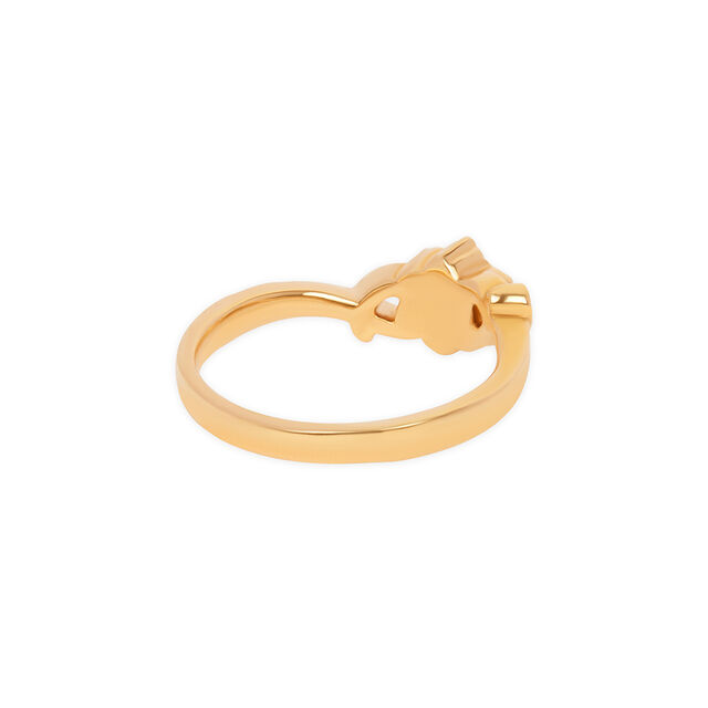 Tanishq 22KT Diamond Finger Ring for Women 4