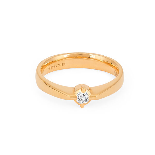 Tanishq 22KT Diamond Finger Ring for Women 