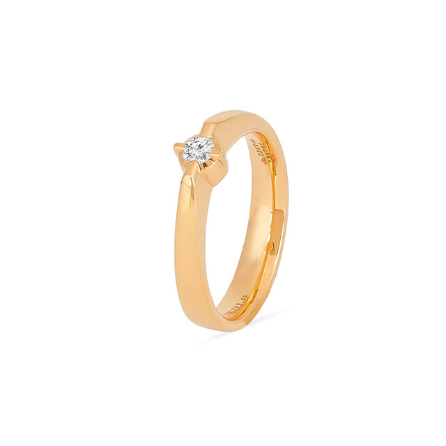 Tanishq 22KT Diamond Finger Ring for Women 2