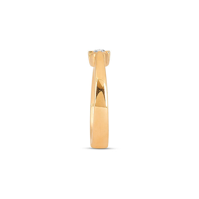 Tanishq 22KT Diamond Finger Ring for Women 4
