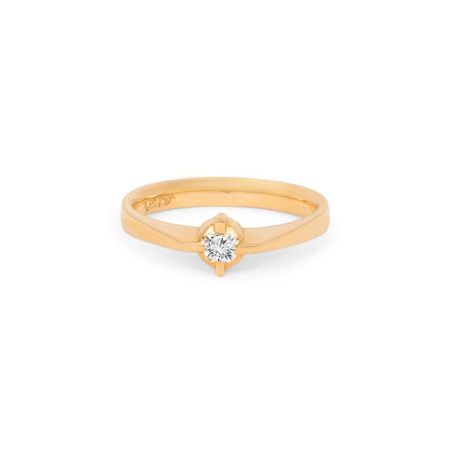 Tanishq 22KT Diamond Finger Ring for Women 