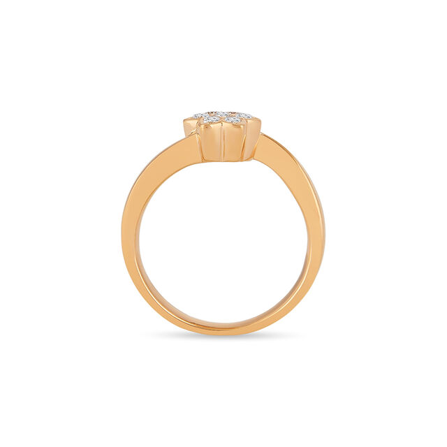 Tanishq 22KT Diamond Finger Ring for Women 4