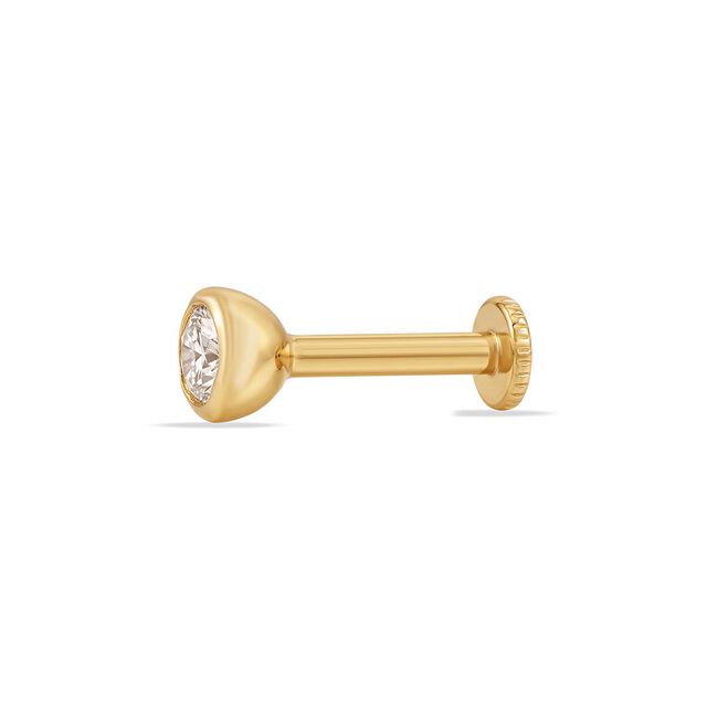 Tanishq 22KT Diamond Nose Pin 2