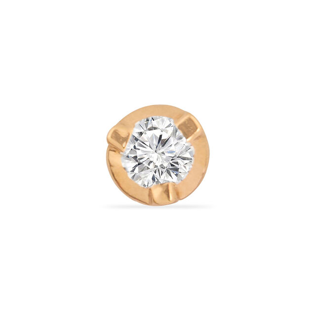 Tanishq 22KT Diamond Nose Pin for Women 