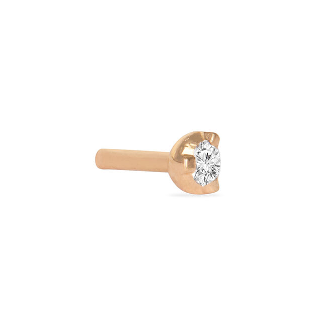 Tanishq 22KT Diamond Nose Pin for Women 2