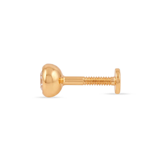 Tanishq 22KT Diamond Nose Pin 2
