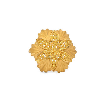Tanishq 22 Karat Gold Finger Ring for Women