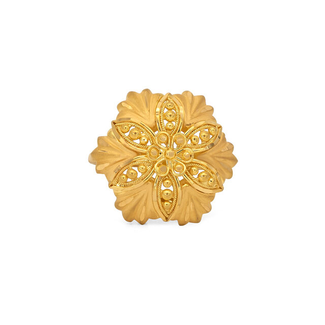 Tanishq 22 Karat Gold Finger Ring for Women
