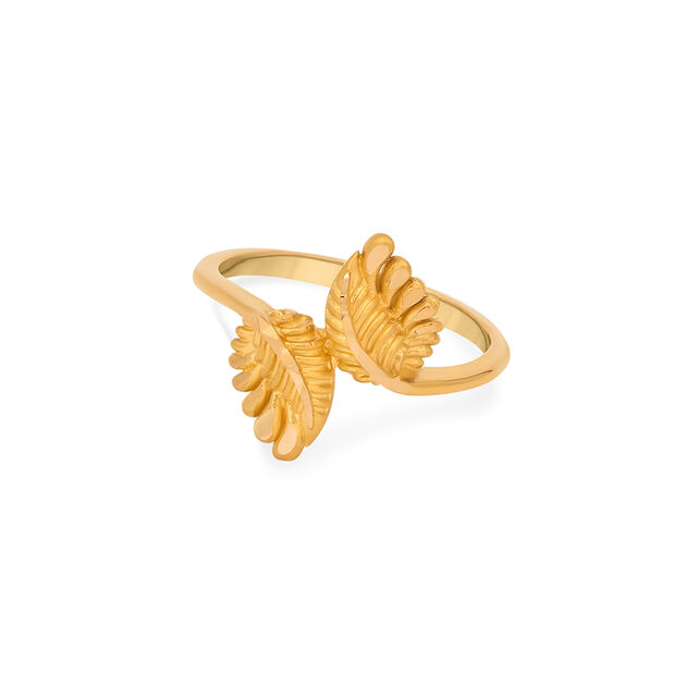 Tanishq 22KT Gold Finger Ring for Women