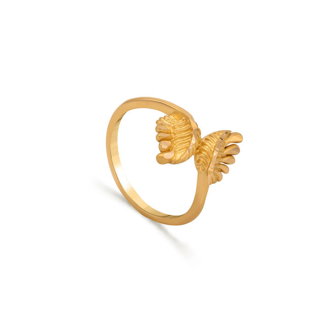 Tanishq 22KT Gold Finger Ring for Women