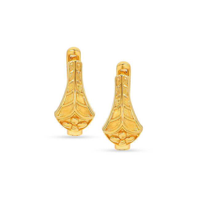 Tanishq 22 Karat Gold Earrings for Women 