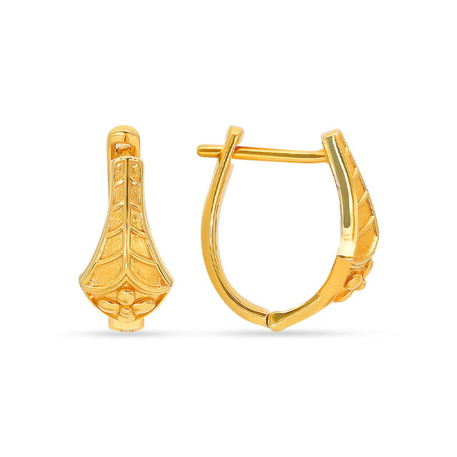 Tanishq 22 Karat Gold Earrings for Women 2