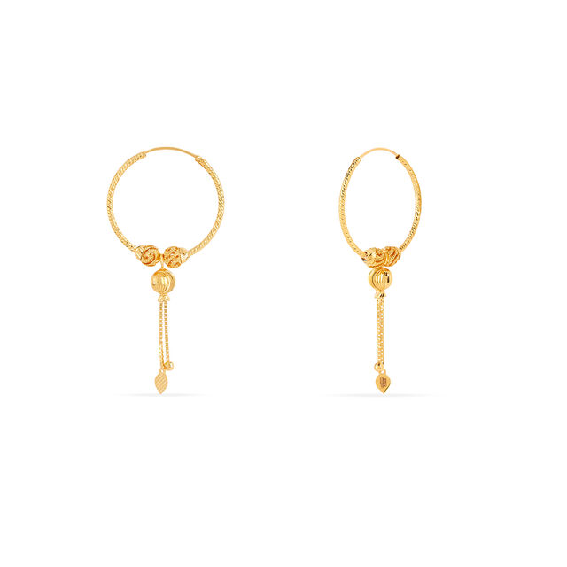 Tanishq 22KT Gold Earrings 4