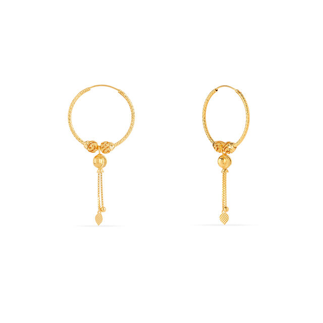 Tanishq 22KT Gold Earrings 2