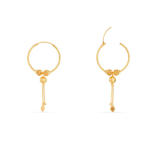 Tanishq 22KT Gold Earrings 3