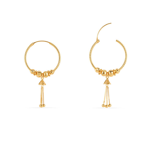 Tanishq 22KT Gold Earrings 4