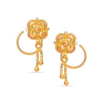 Tanishq Gold Nose Pin